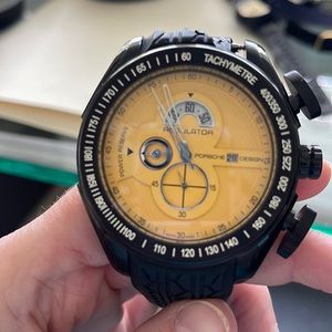Porsche Design Regulator. Needs repair / battery. Needs new band.